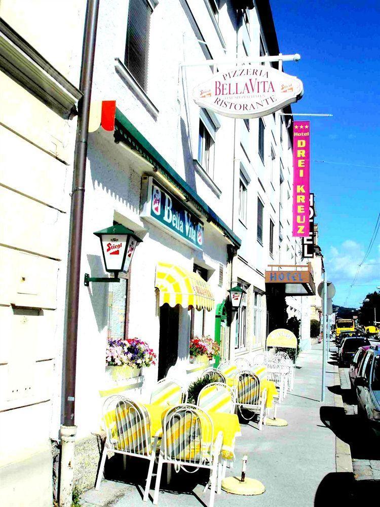 Hotel Drei Kreuz Salzburg Bagian luar foto